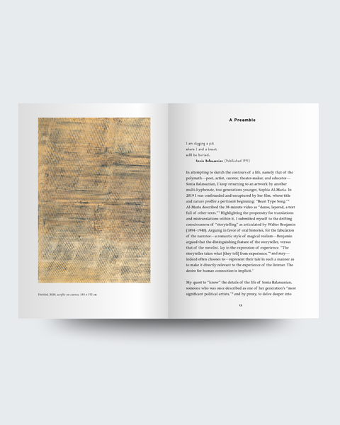 Dr. O, Imagine-Otherwise Series, Sonia Balassanian
