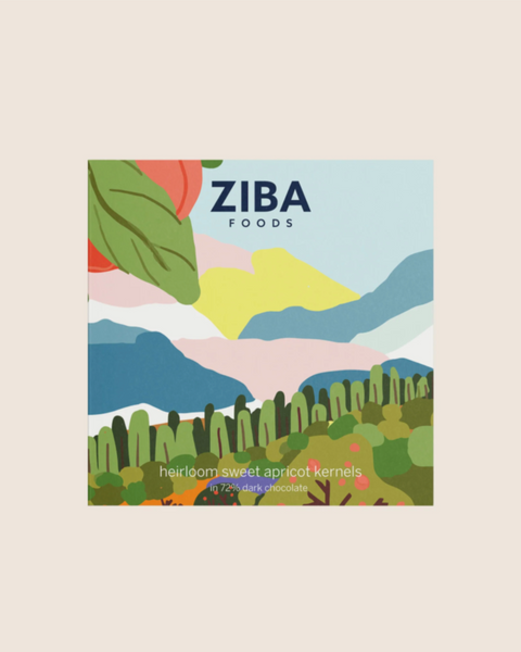 Ziba Foods, Heirloom Sweet Apricot Kernels Chocolate