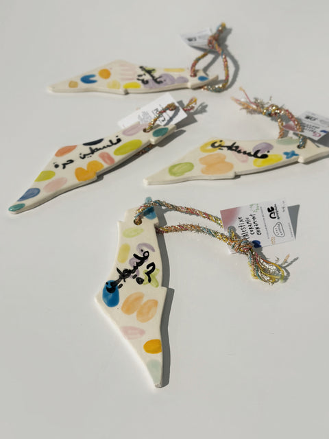 Lena Kassicieh x Abstract Boredom, Palestine Ceramic Ornaments