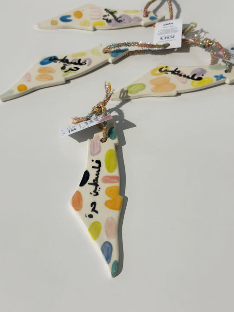 Lena Kassicieh x Abstract Boredom, Palestine Ceramic Ornaments