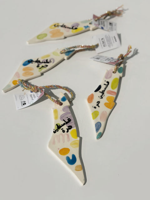 Lena Kassicieh x Abstract Boredom, Palestine Ceramic Ornaments