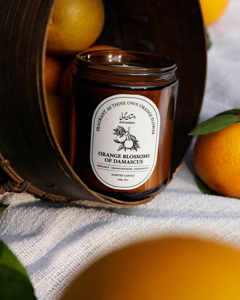 Dastaangoi, Scented Candle - Orange Blossoms of Damascus