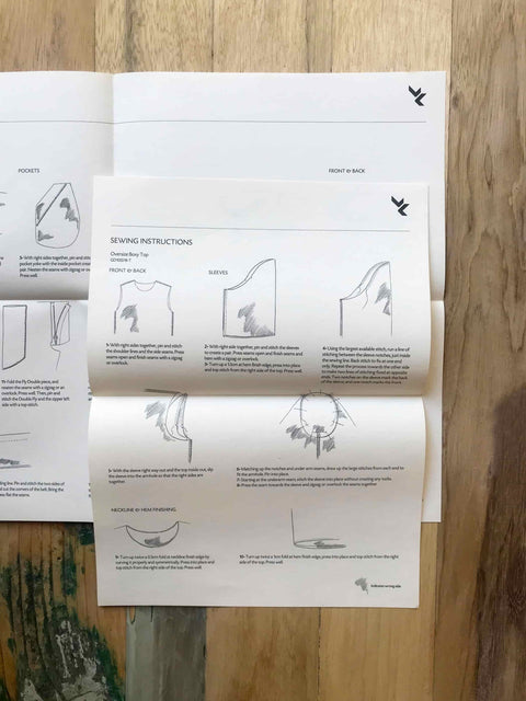 Lara Khoury: Secrets of Survival DIY sewing kit, Poplin T-Shirt and Contour Pants