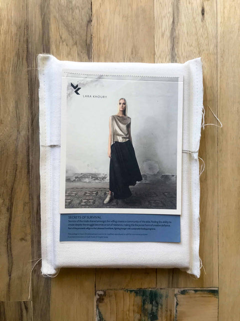 Lara Khoury: Secrets of Survival DIY Sewing Kit, Sleeveless Top and Voluminous Skirt
