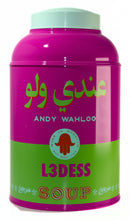 Load image into Gallery viewer, Hassan Hajjaj,  Andy Wahloo Limited Edition Can &quot;L3dess&quot;
