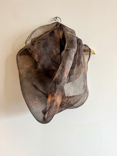 Alchemy of Dyeing, Infinity Silk Scarf