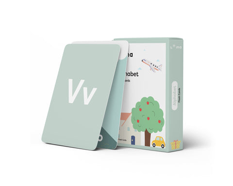 Luma, Alphabet Flash Cards