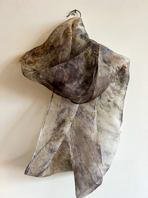 Alchemy of Dyeing, Infinity Silk Scarf