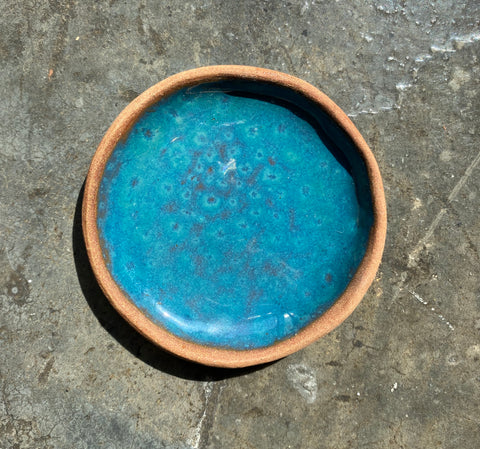 Sandy Handmade Ceramics, Turquoise Glaze Set (Set of 4)