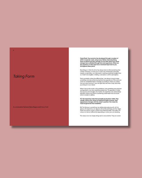 Rana Begum, Taking Form, Catalogue