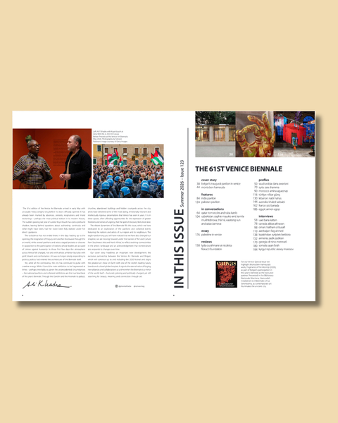 Canvas Magazine, Issue #123: Venice Special Issue (BVLGARI at Biennale Arte 2026)