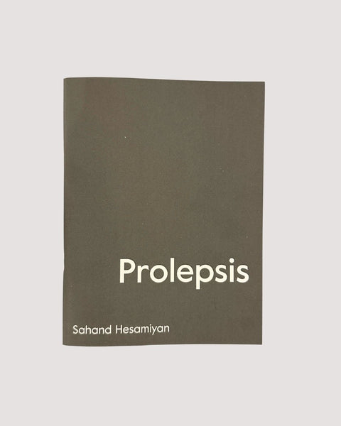 Sahand Hesamiyan, Prolepsis, 2023