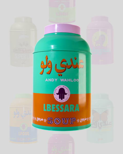 Hassan Hajjaj,  Andy Wahloo Limited Edition Can "Lbessara"