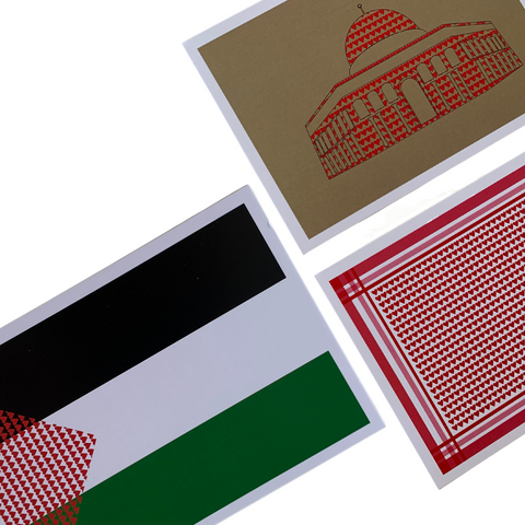 Amar Shah, The Palestine Collection Postcard