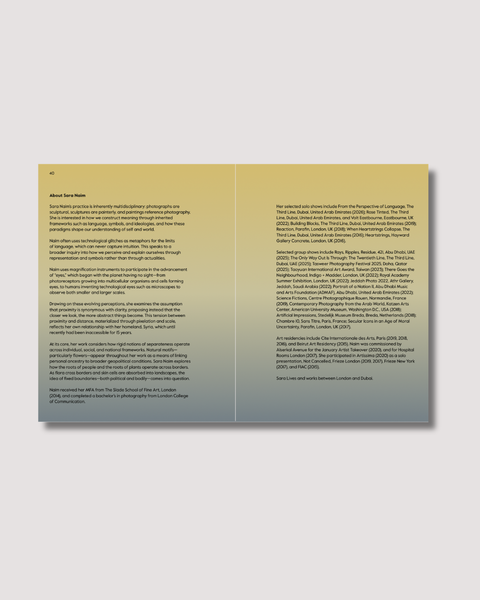 Sara Naim, From the Perspective of Language Exhibition Catalogue, 2026