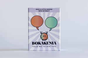 Bokakenia, Conversation-Based Card Game:  Deck for Intimacy
