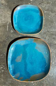 Sandy Handmade Ceramics, Turquoise Glaze Set (Set of 4)